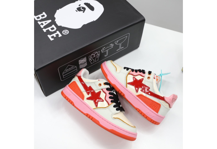 A Bathing Ape SK8 Sta Orange BA1I30-191-003