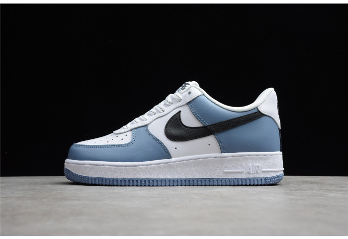 Nike Air Force 1 07 Low White Sky Blue Black CQ5059-109