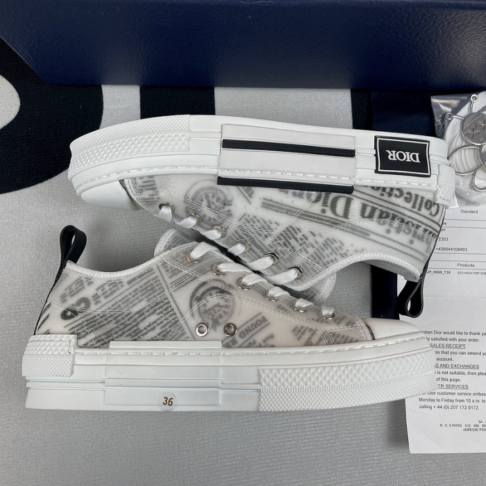 B23 OBLIQUE LOW TOP SNEAKERS T00480H096