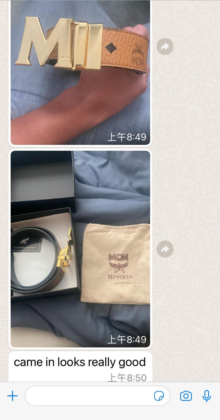 MCM CLAUS REVERSIBLE BELT