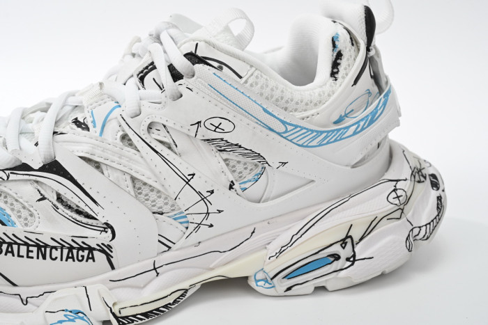 Ba*len*cia*ga tess s.black graffiti art 542436 w3sra 9014