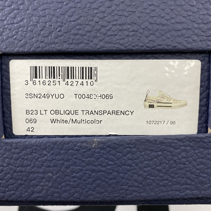 B23 OBLIQUE LOW TOP SNEAKERS T00480H096