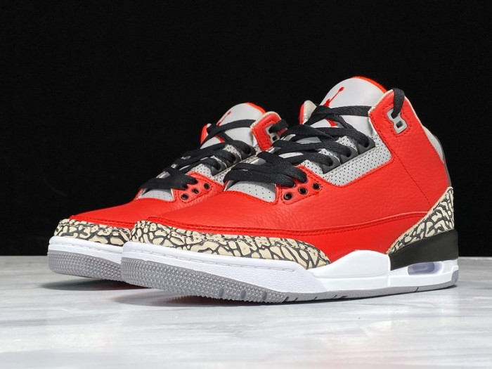 Jordan 3 Retro Fire Red Cement (Nike Chi) CU2277-600