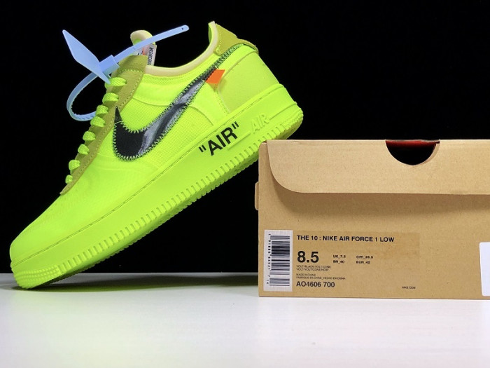 Nike Air Force 1 Low Off-White Volt AO4606-700
