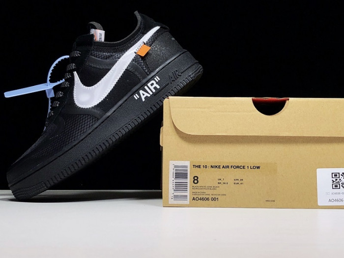 Nike Air Force 1 Low Off-White Black White AO4606-001