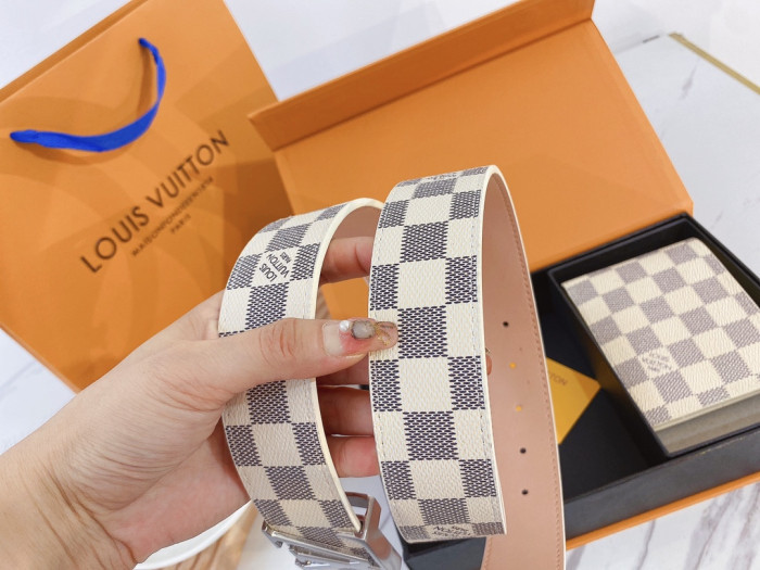 LV WALLET & BELT SET (3.8 CM)